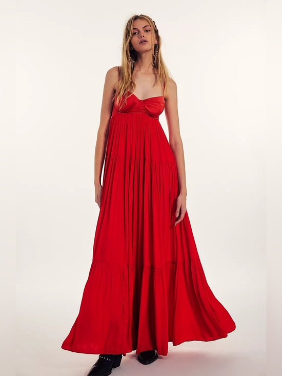 Free People Dresses & Skirts - New Free People Freya Maxi Dress Size M